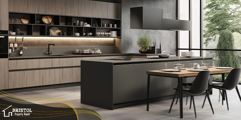 What are the most popular materials for kitchen worktops in Bristol?